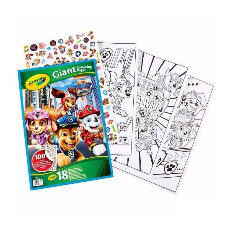 Crayola Stor Paw Patrol Film Malebog