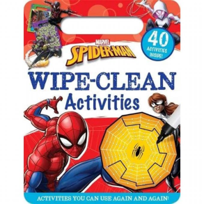 Marvel Spiderman Wipe-Clean Aktivitetsbo