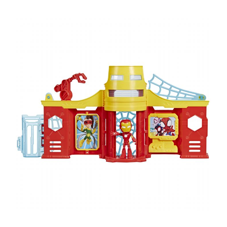 Spidey Iron Man Tower Playset