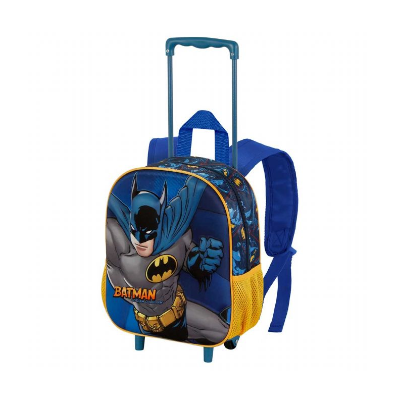 Batman Night 3D Rygsk m/hjul, Mrk Bl