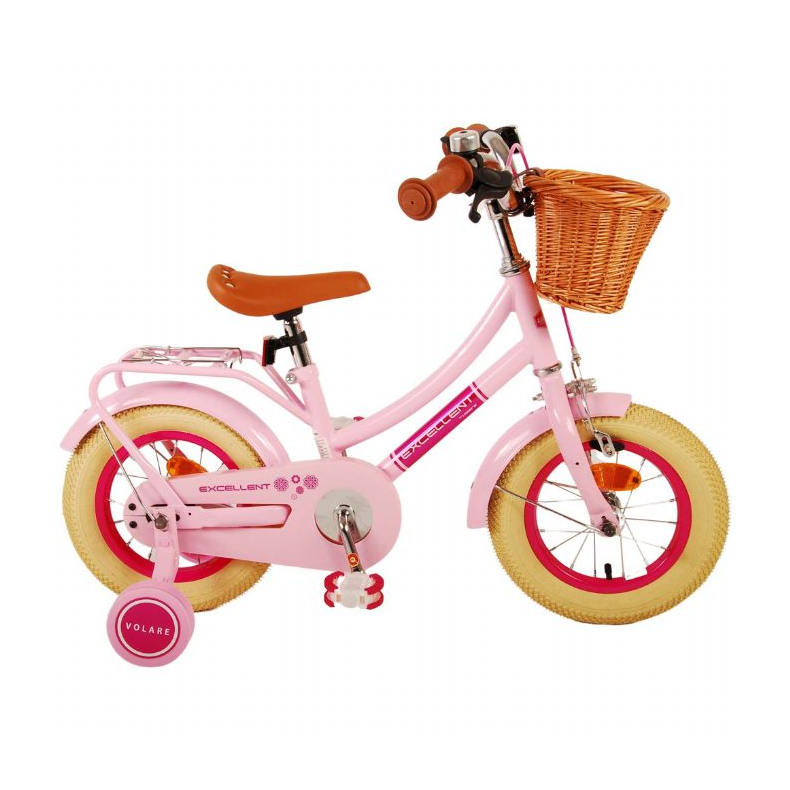 Excellent Brnecykel 12 tommer Pink