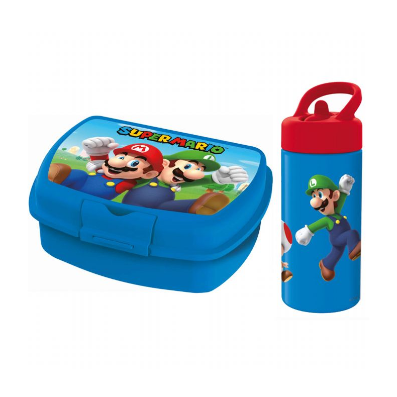 Super Mario Madkasse og Vandflaske
