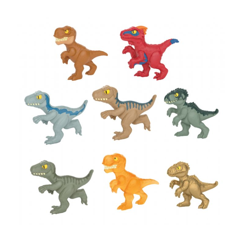 Goo Jit Zu Jurassic STRETCH Minis 8 Pack