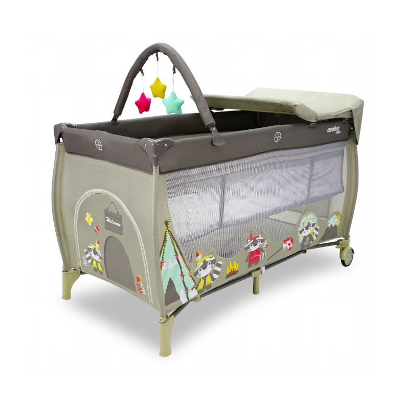 Weekendseng inkl. puslebord, Vaskebjrn