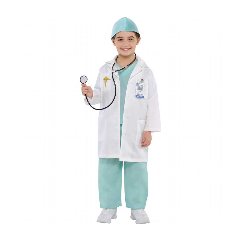 Doktor brnekostume 98 cm