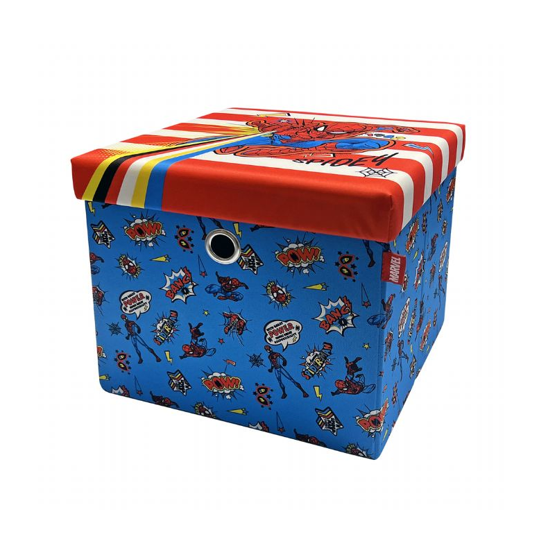 Puf med opbevaring Spiderman