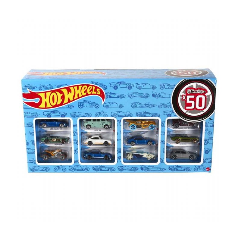 Hot Wheels Biler Gaveske 50-pack