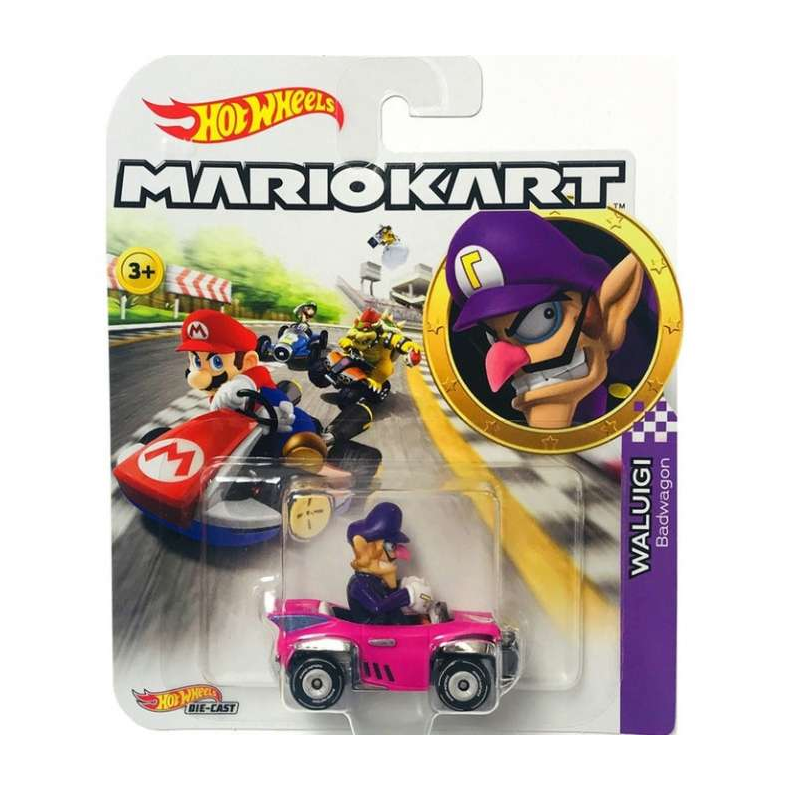 Hot Wheels Mario Kart Waluigi 1:64