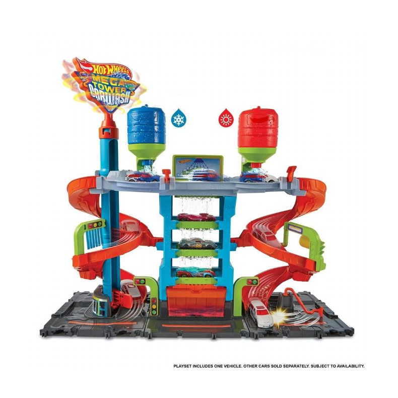 Hot Wheels City Mega Tower Car Wash