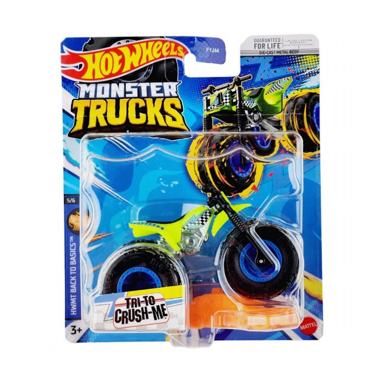 Hot Wheels Monster Trucks Tri-to-Chrush-