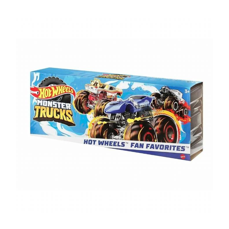 Hot Wheels Monster Trucks 3-pack