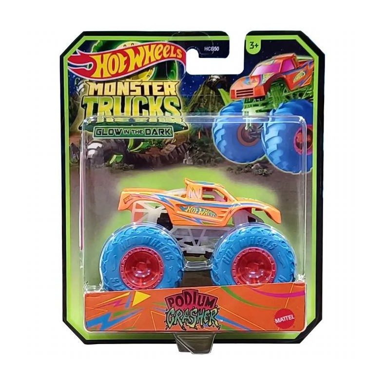 Hot Wheels Glow In the Dark Podium Crash