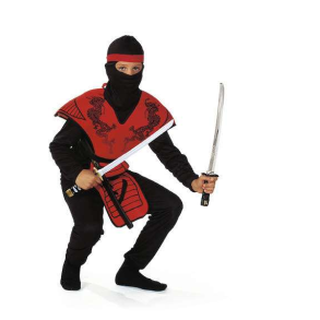 Ninjadragt rd 160 cm