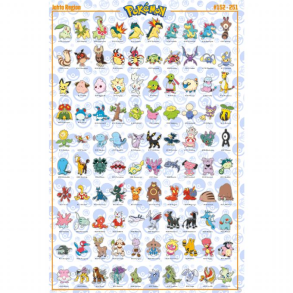 Pokemon Plakat 91,5x61 cm