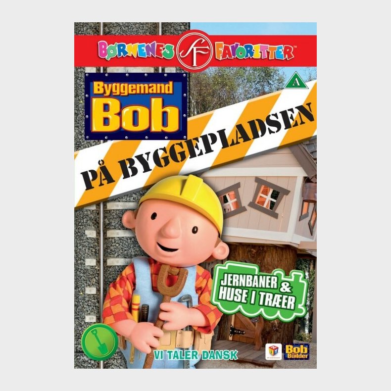 Byggemand Bob P Byggepladsen 4 - Jernbaner Og Huse I Trer - DVD - Film