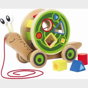 Hape Trkdyr / Puttekasse - Walk-a-long Snail