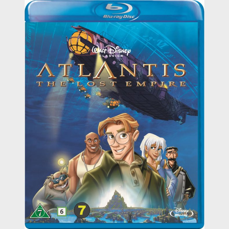 Atlantis: Det Forsvundne Rige - Disney - Blu-Ray