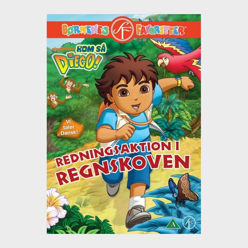 Kom S Diego / Go Diego Go- Redningsaktion I Regnskoven - DVD - Film