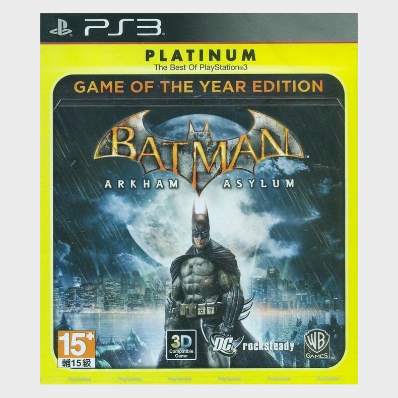 Batman: Arkham Asylum Game Of The Year Edition Essentials - PS3