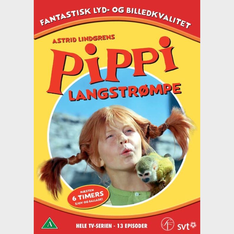 Pippi Langstrmpe - Hele Tv-serien - DVD - Film