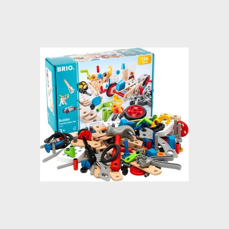 Brio Builder Byggest - 136 Dele - 34587