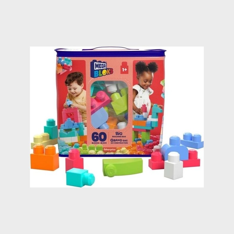 Mega Bloks First Builders Byggest For Brn - 60 Stk