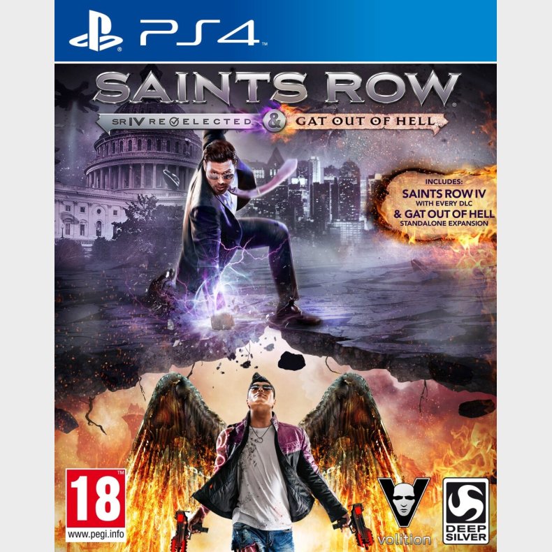 Saints Row Iv Re-elected: Gat Out Of Hell - PS4