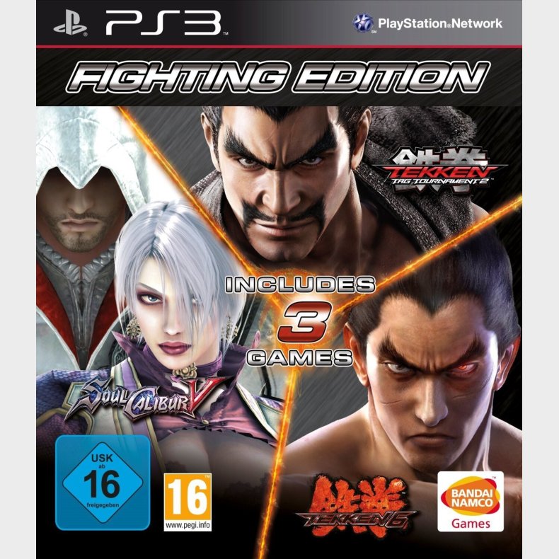 Fighting Edition:  Tekken 6 + Tekken Tag Tournament 2 + Soul Calibur V (5) - PS3