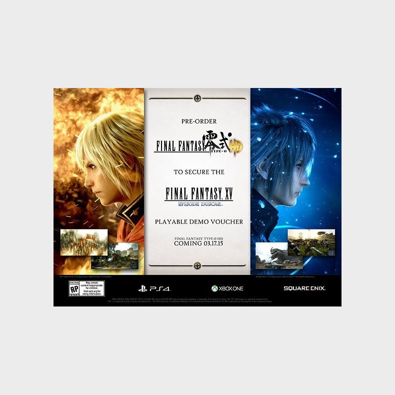 Final Fantasy Type - 0 Hd (inc. Final Fantasy Xv Playable Demo) - Xbox One