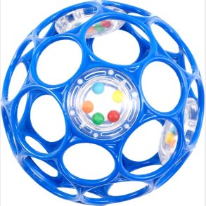 Oball Rangle Motorikbold / O Ball Bold - 10 Cm - Bl