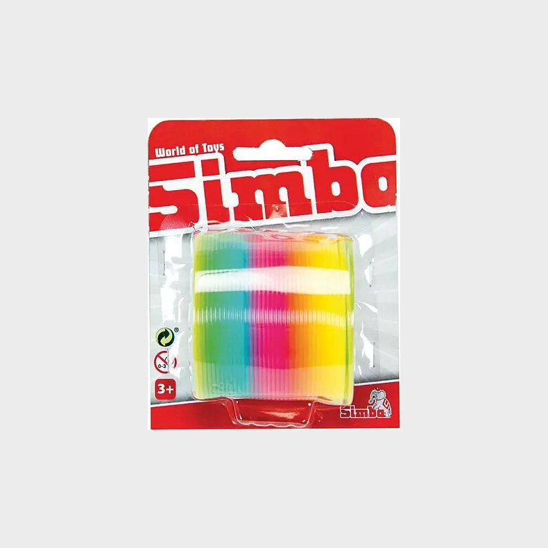 Gende Fjeder - Regnbuefarvet