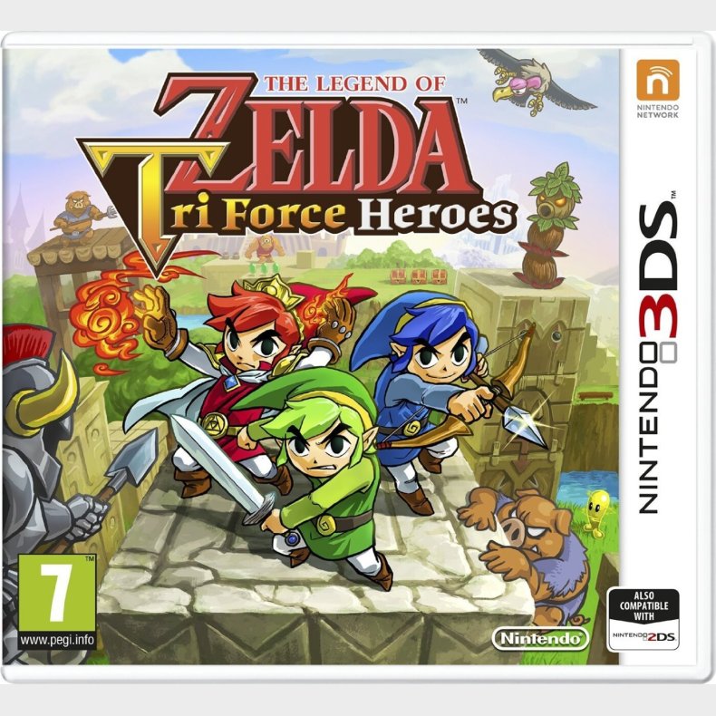 The Legend Of Zelda: Tri Force Heroes - Nintendo 3DS
