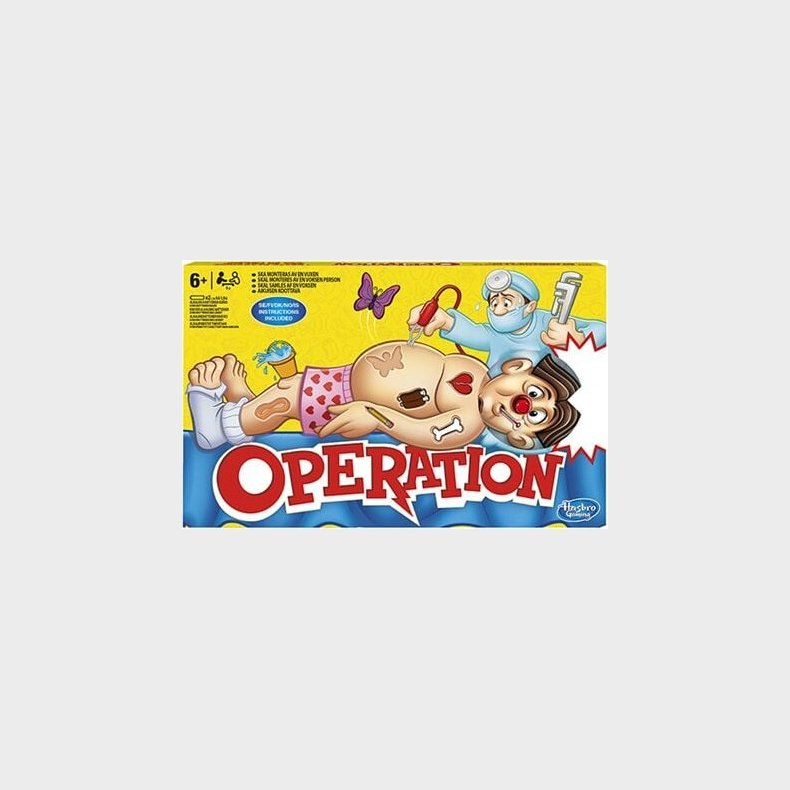 Hasbro - Operation - Spil P Dansk