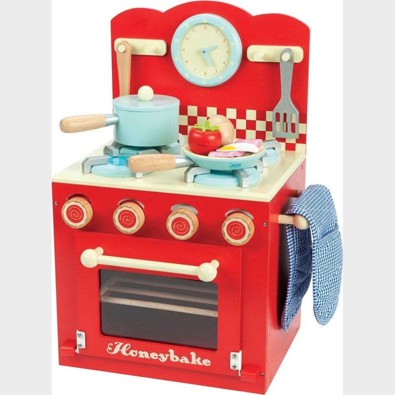 Le Toy Van Honeybake Komfur Og Ovn Inkl. Tilbehr