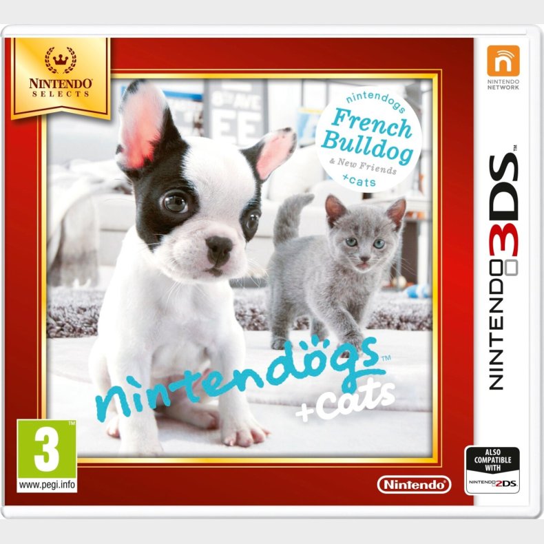Nintendogs And Cats 3d: French Bulldog (select) - Nintendo 3DS