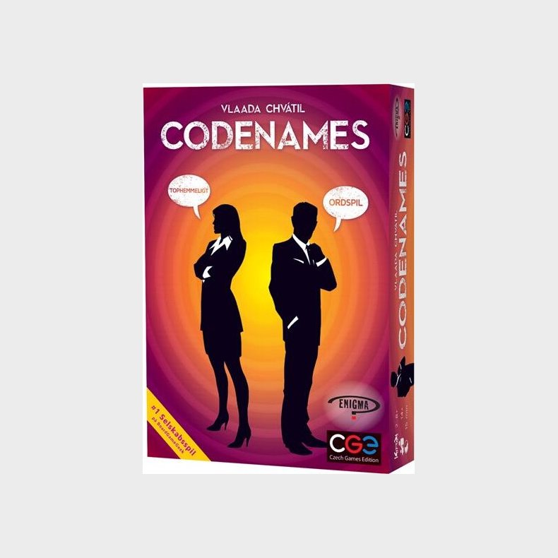 Codenames - Dansk - Vinder Af Guldbrikken 2016