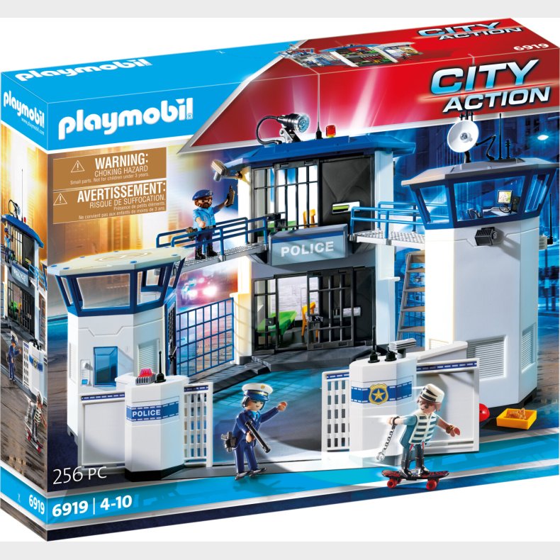Playmobil City Action - Politifngsel Og Hovedkvarter - 6919