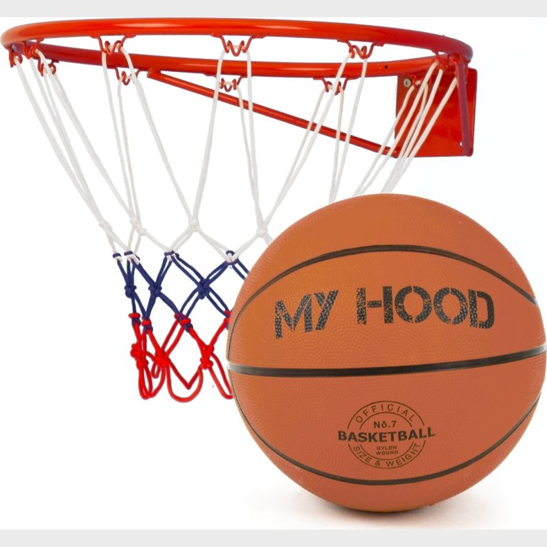 Basketball / Basket Ball Ring Og Bold - My Hood