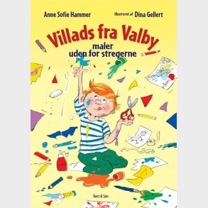 Malebog - Villads Fra Valby Maler Uden For Stregerne - Anne Sofie Hammer - Bog