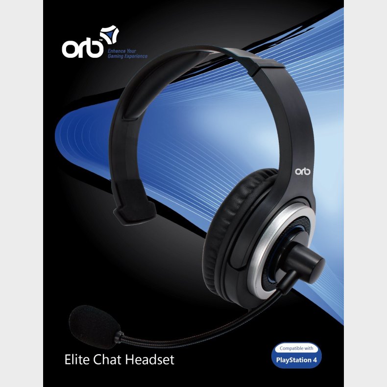 Playstation 4 - Elite Chat Headset / Hretelefoner - Orb