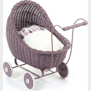 Smallstuff Dukkevogn / Dukkeklapvogn - Gammelrosa