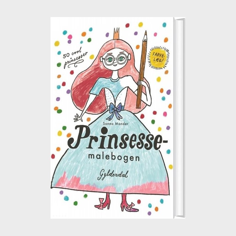 Prinsessemalebogen - Sanna Mander - Bog