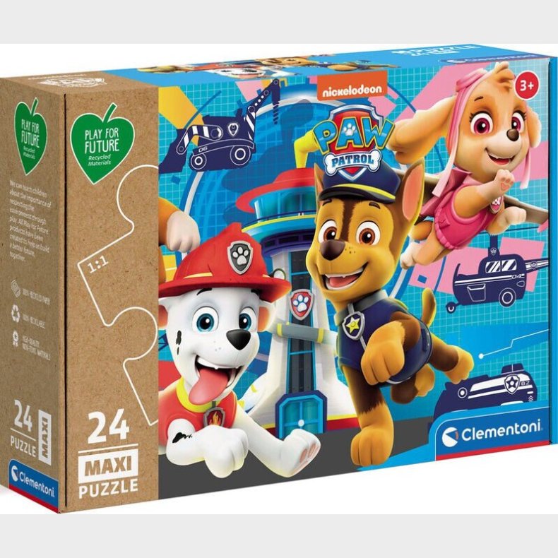 Paw Patrol Puslespil - Maxi - Clementoni - 24 Brikker