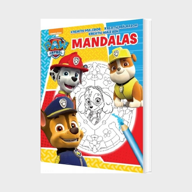 Paw Patrol Mandalas - Kreativ Malebog - Diverse - Bog