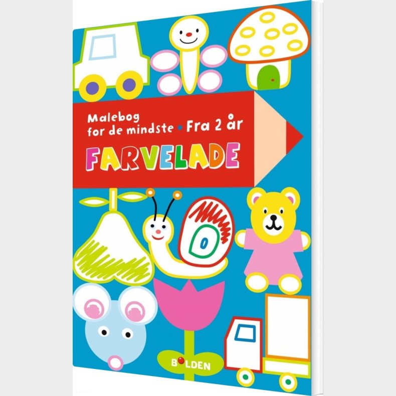 Malebog - Farvelade For De Mindste - Fra 2 r - Diverse - Bog