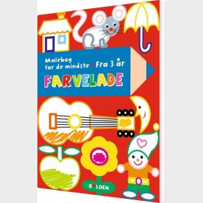 Malebog - Farvelade For De Mindste - Fra 3 r - Diverse - Bog