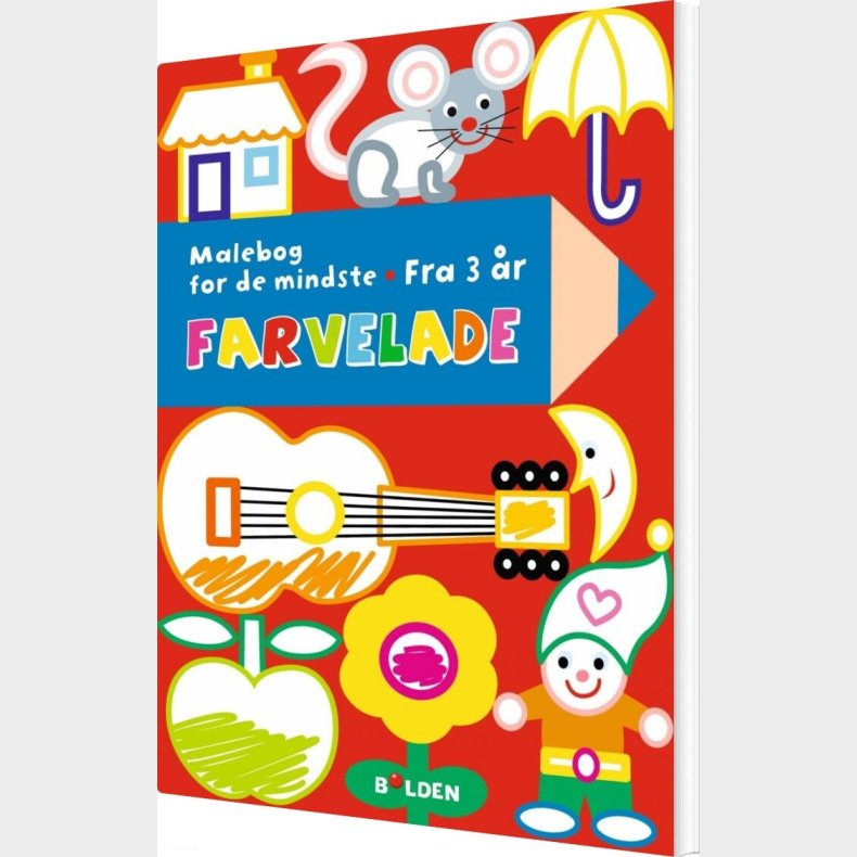 Malebog - Farvelade For De Mindste - Fra 3 r - Diverse - Bog