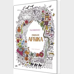 Farvelg Afrika - Malebog For Voksne - Pia Ribberholt - Bog