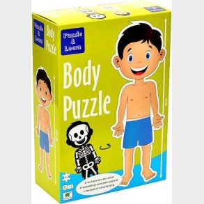 Gulvpuslespil Om Kroppen - Dreng