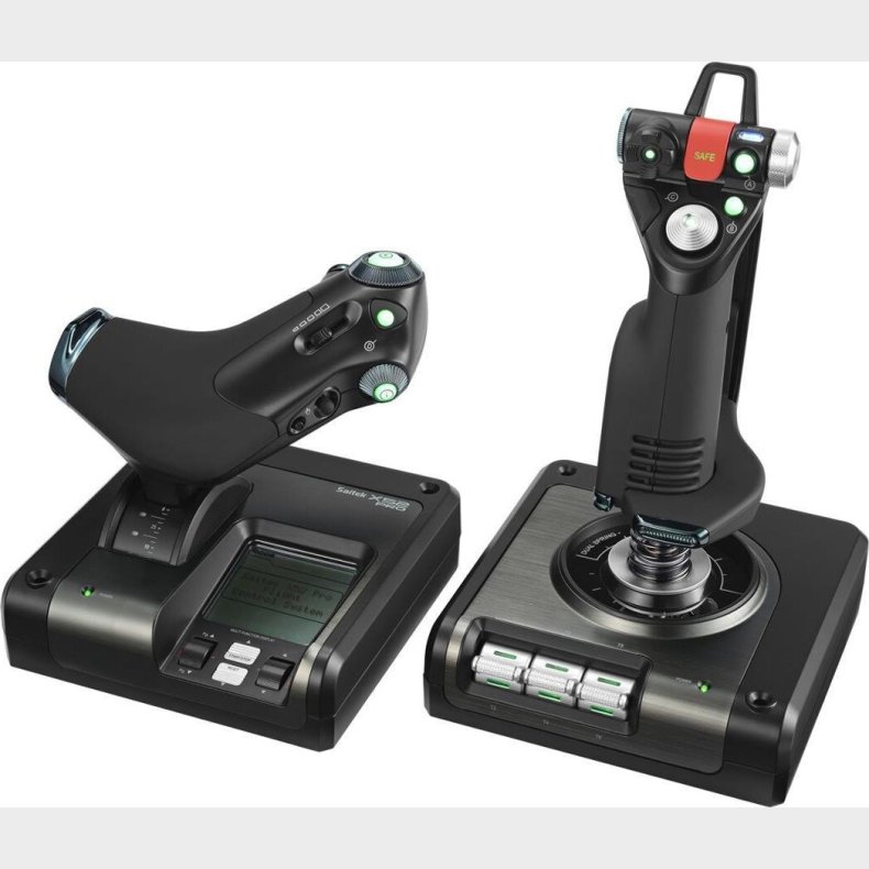 Logitech - G Saitek X52 Pro Flight Control System Til Mac Og Pc